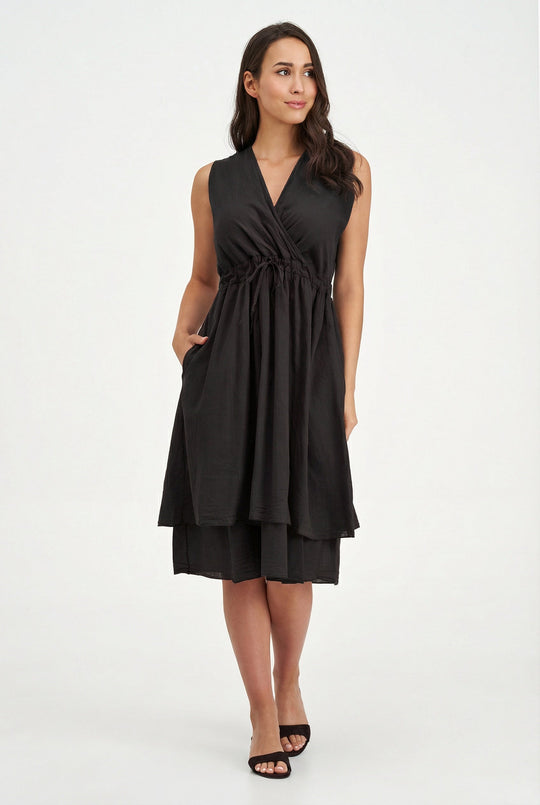 Women's Woven Dress in 100% Cotton