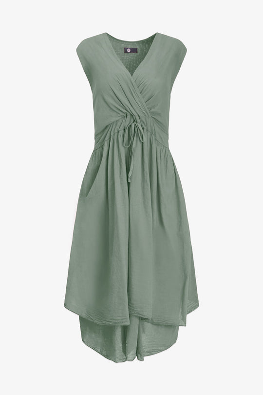 Women's Woven Dress in 100% Cotton