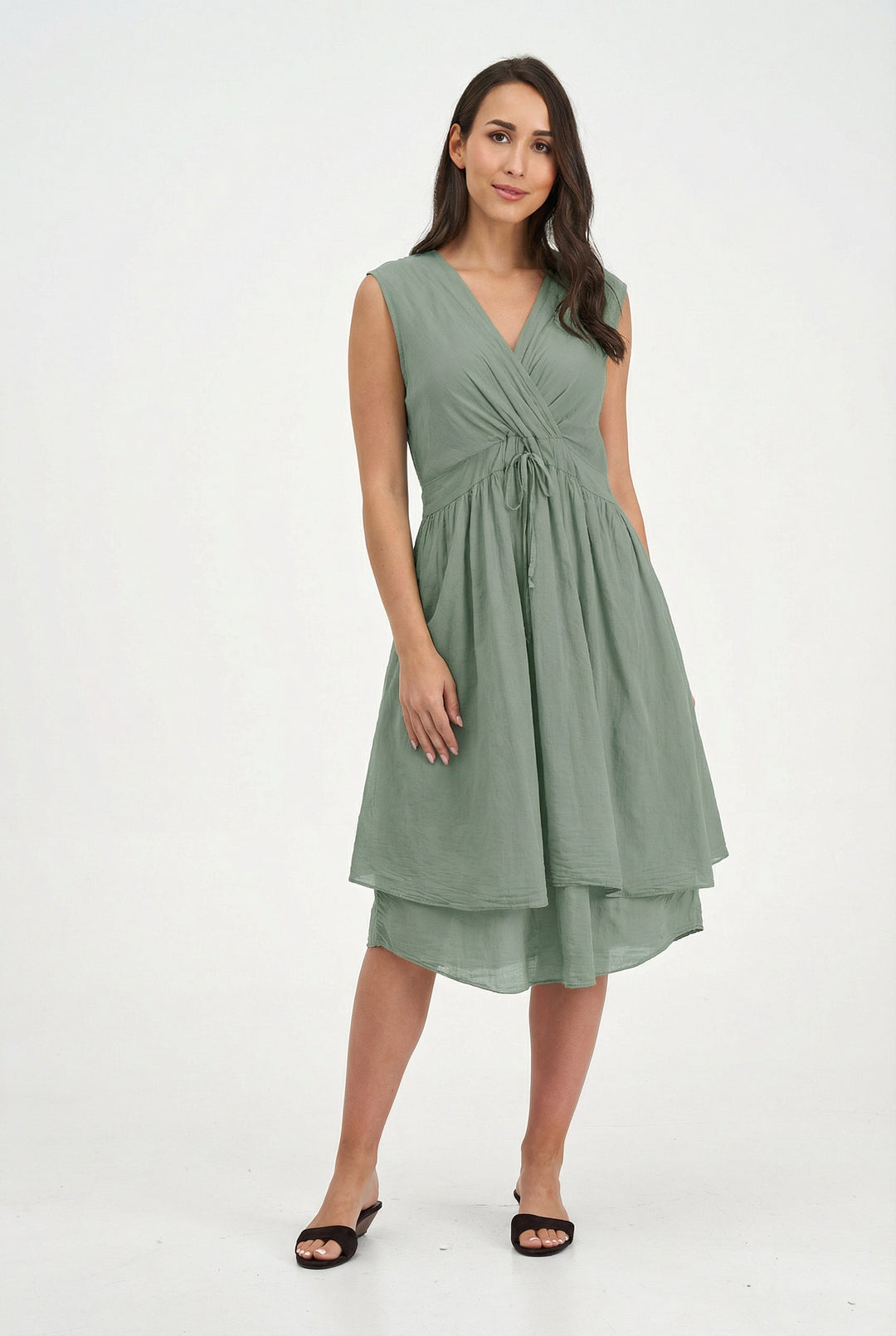Women's Woven Dress in 100% Cotton