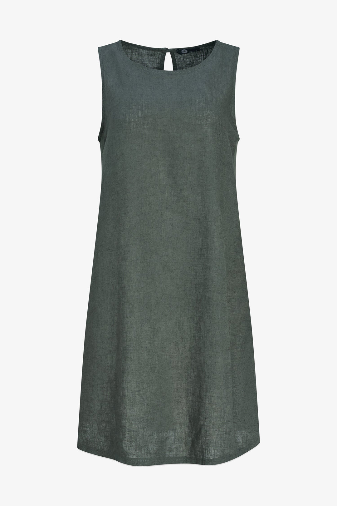 Women's Woven Linen Tunic Dress