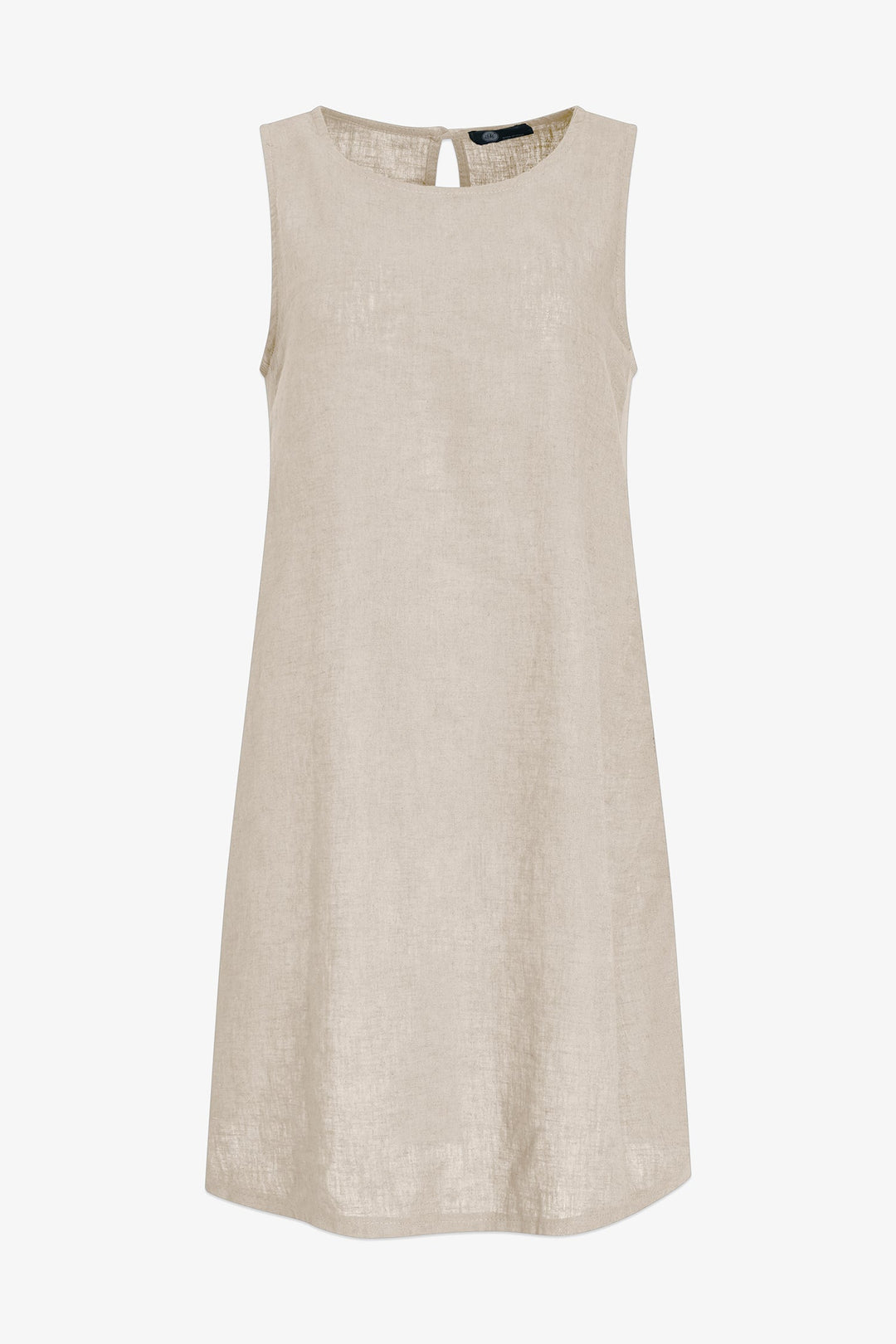 Women's Woven Linen Tunic Dress