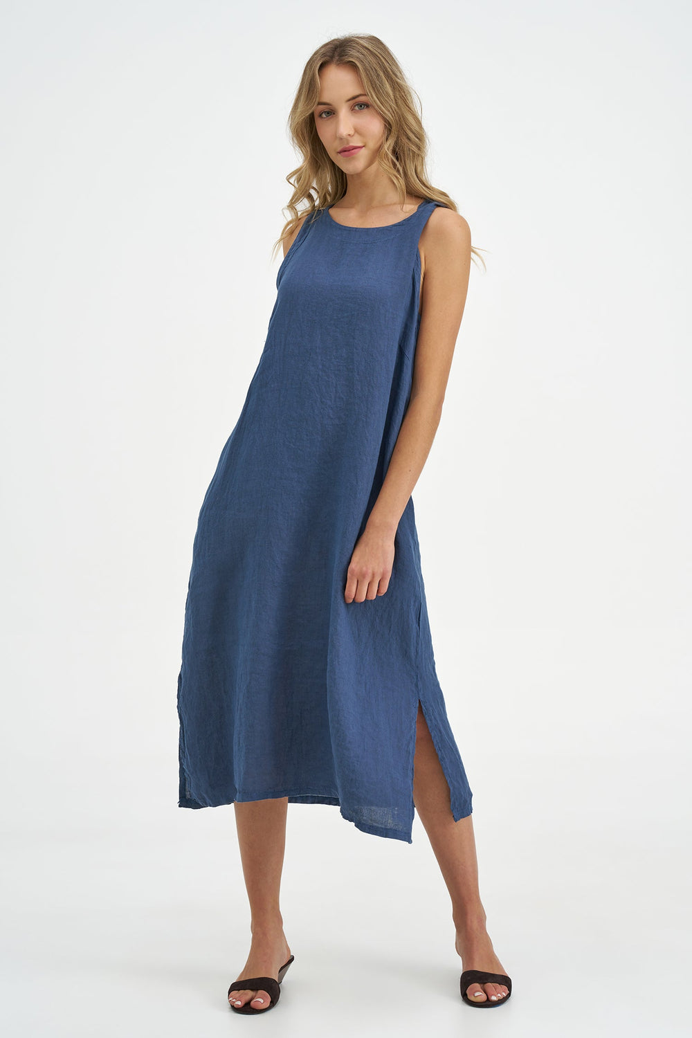Women's Woven Linen Dress