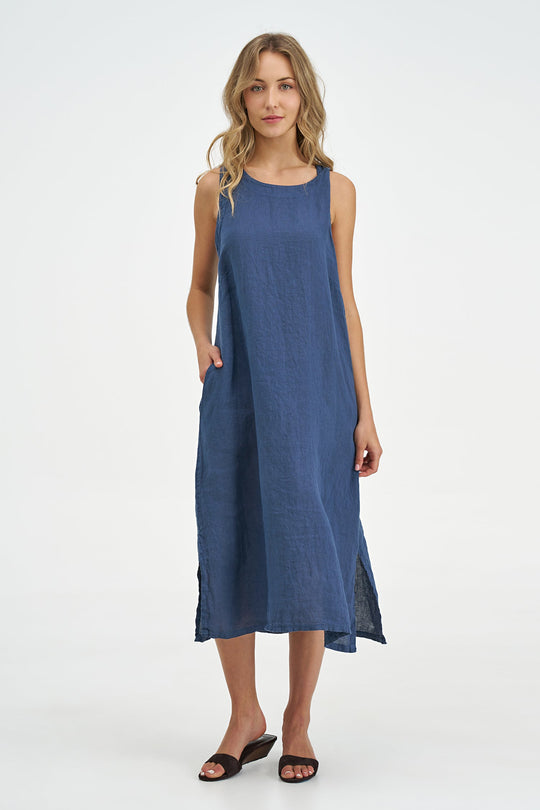 Women's Woven Linen Dress