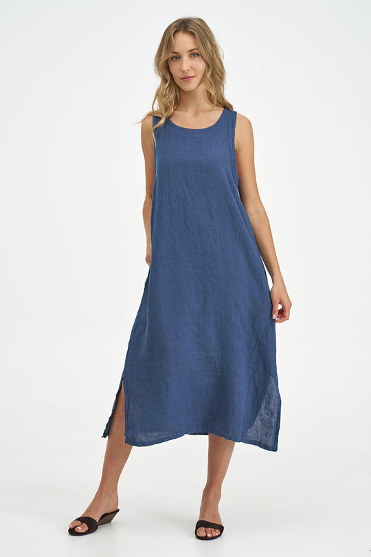 Women's Woven Linen Dress