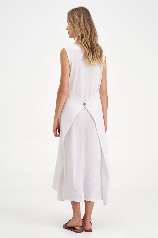Women's Knit Woven Combo Dress