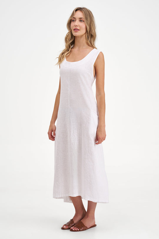 Women's Knit Woven Combo Dress
