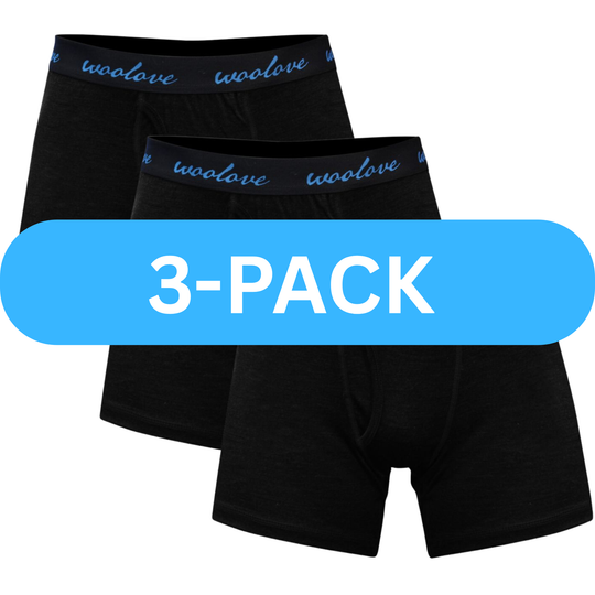 Men's 100% Merino Wool Boxer Brief Underwear