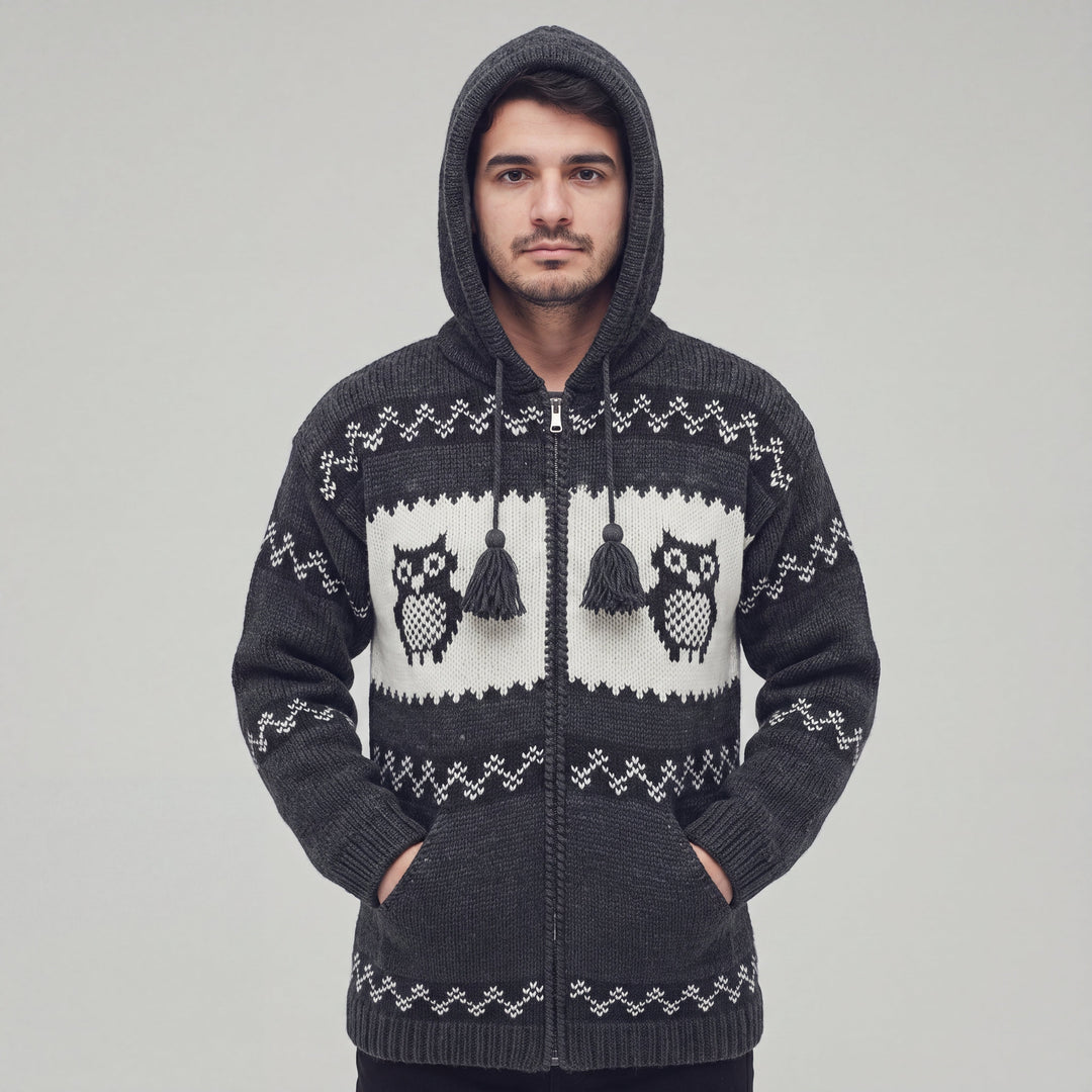 Nocturne Owl Wool Jacket