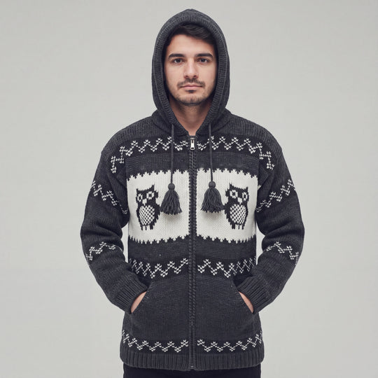 Nocturne Owl Wool Jacket