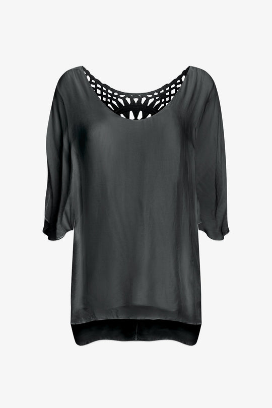 Women's Woven Tunic Top