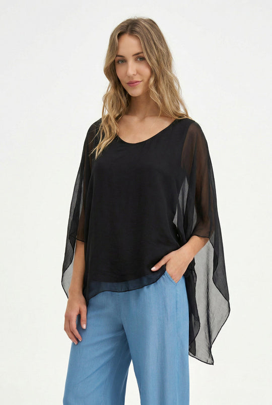 Women's Woven Tunic Top