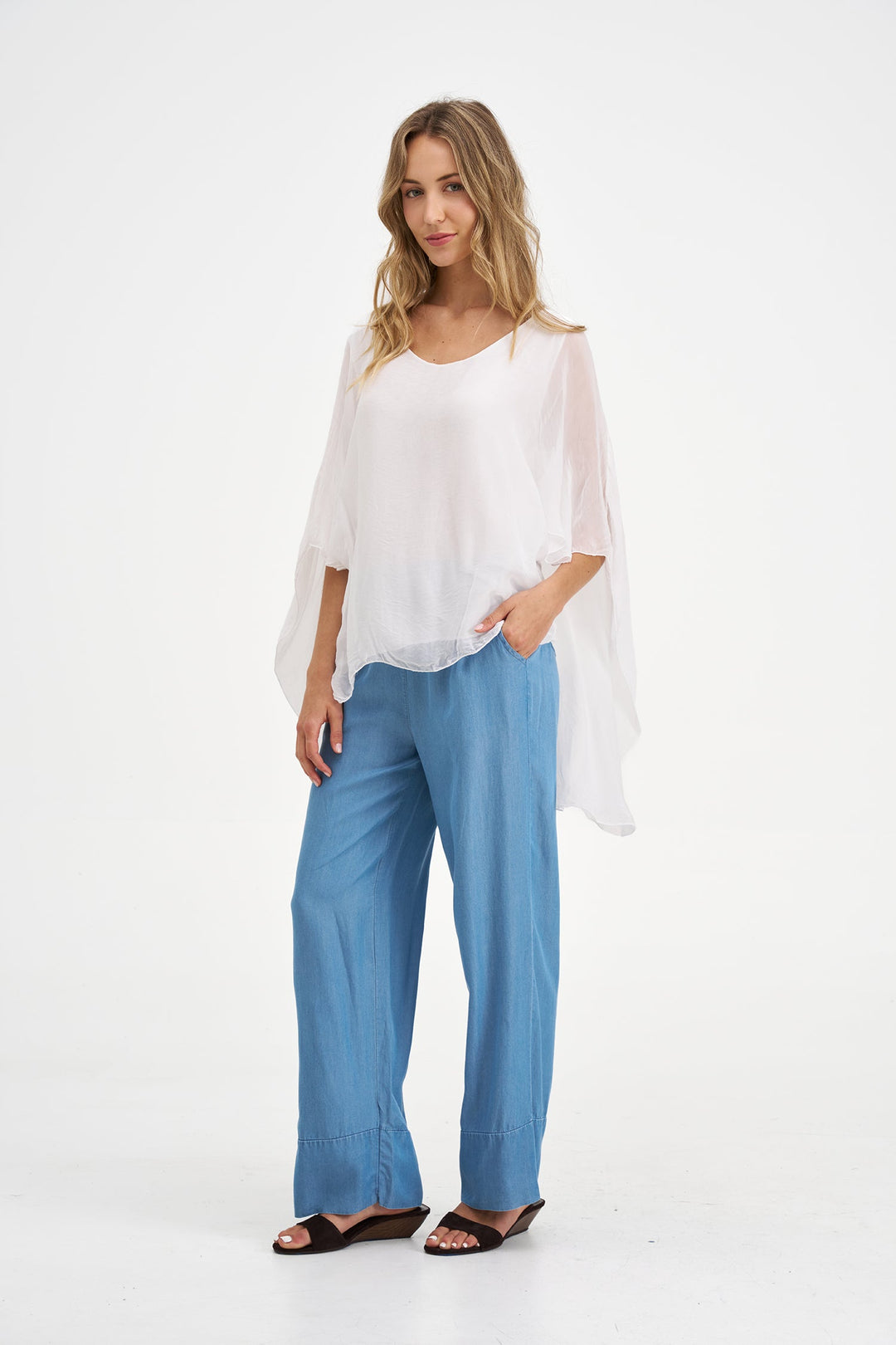 Women's Woven Tunic Top