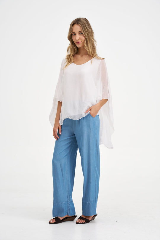 Women's Woven Tunic Top