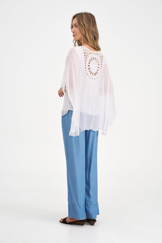 Women's Woven Tunic Top