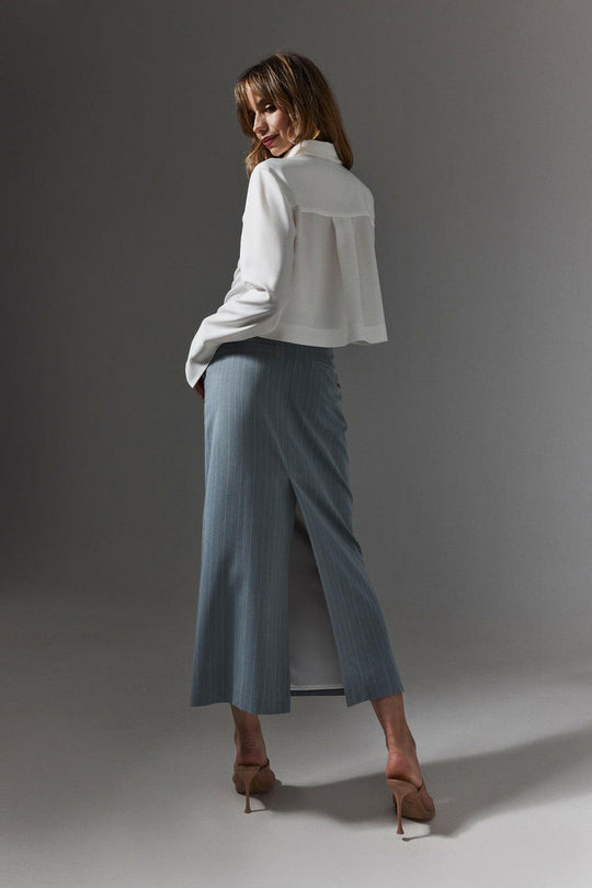 Waist Detail Shirt in 100% Cotton
