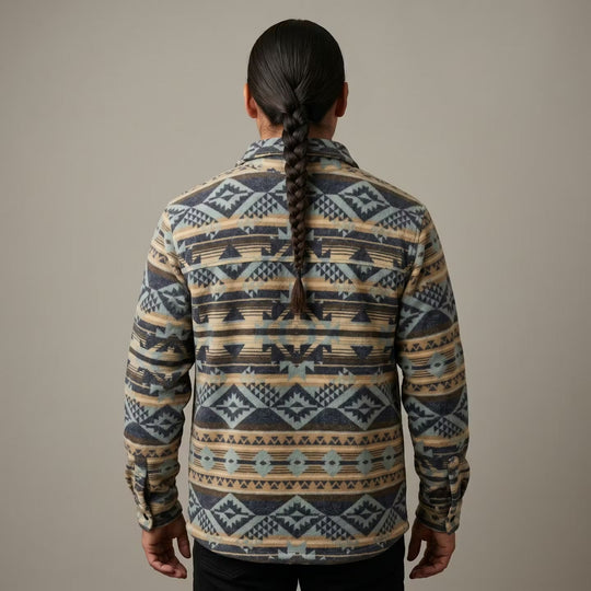 Blue and Cream Grand Canyon Jacket (Unisex)