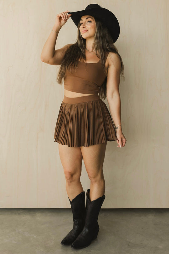 Micro Pleated Skirt