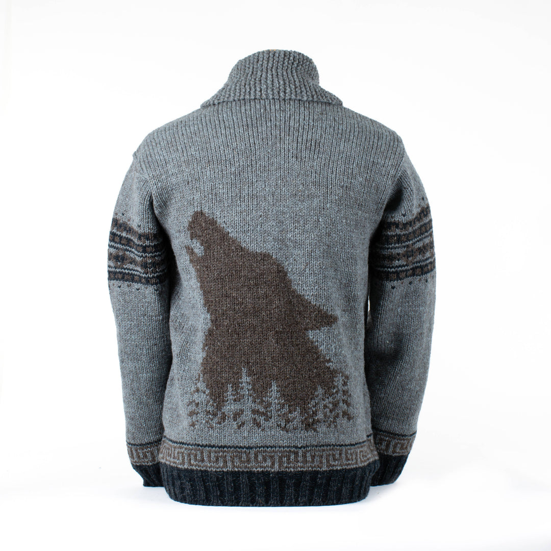 Call of the Wild Wool Sweater – Howling Wolf Design