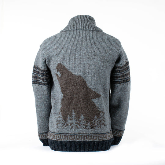 Call of the Wild Wool Sweater – Howling Wolf Design