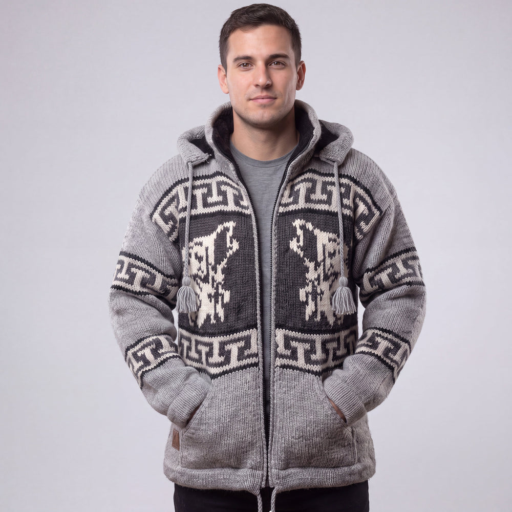 Lunar Wolf Wool Jacket