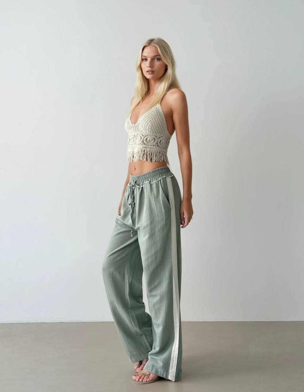 Spring Track Pants Side-striped