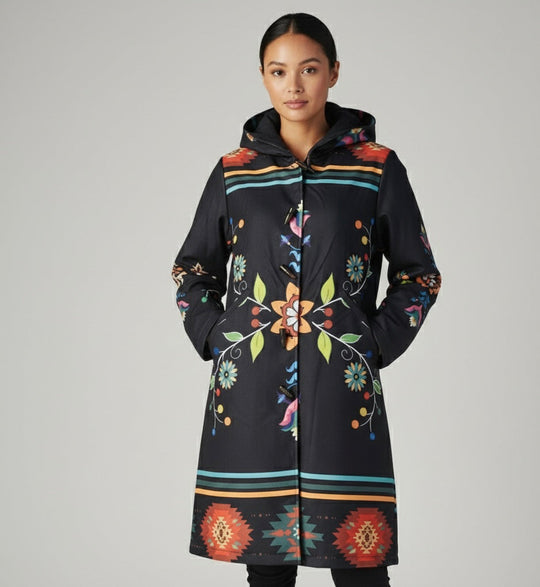 Sacred Bloom Long Coat