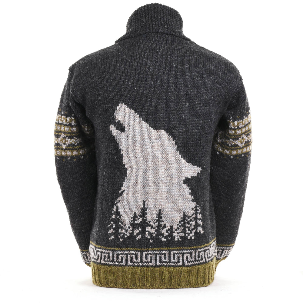 Call of the Wild Wool Sweater – Howling Wolf Design