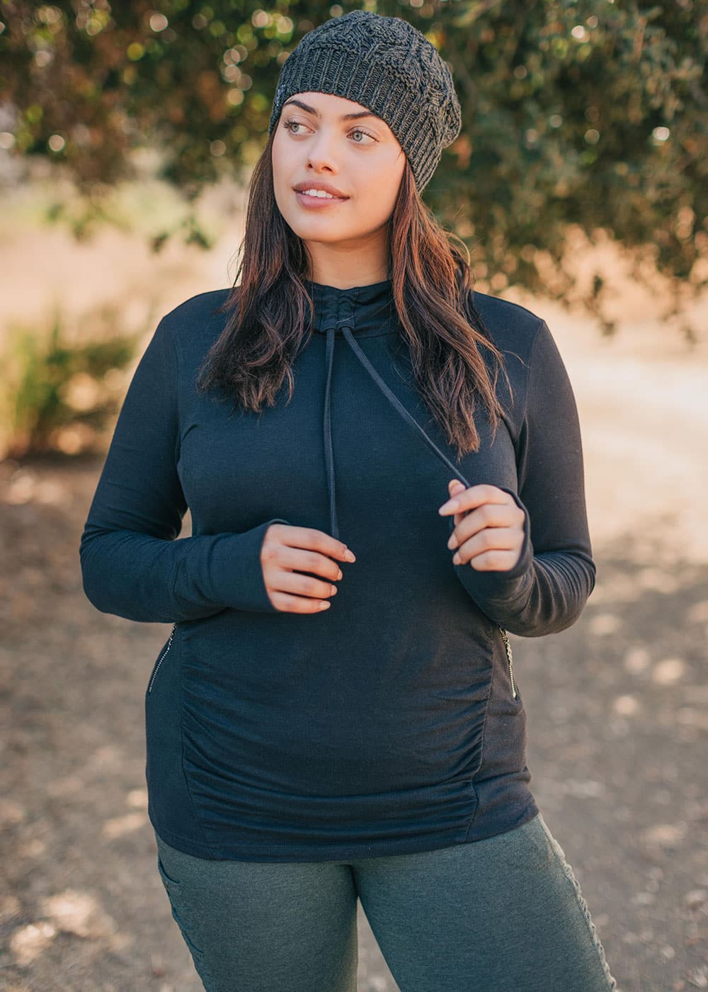Alaska Beanie in Hemp & Cotton Knit