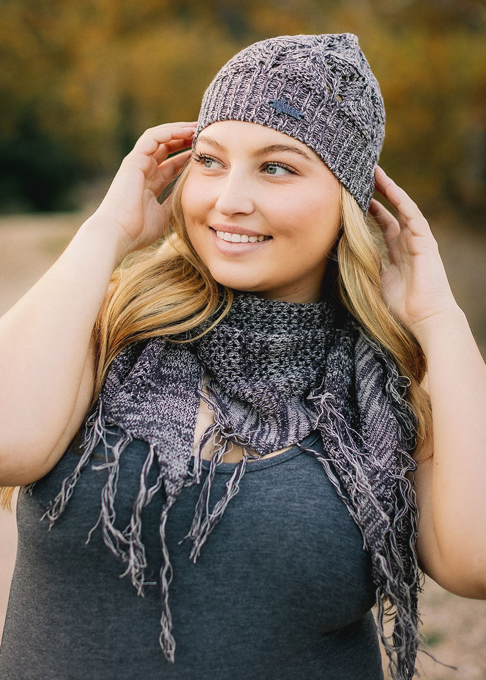 KUSH Scarf in Hemp & Cotton Knit