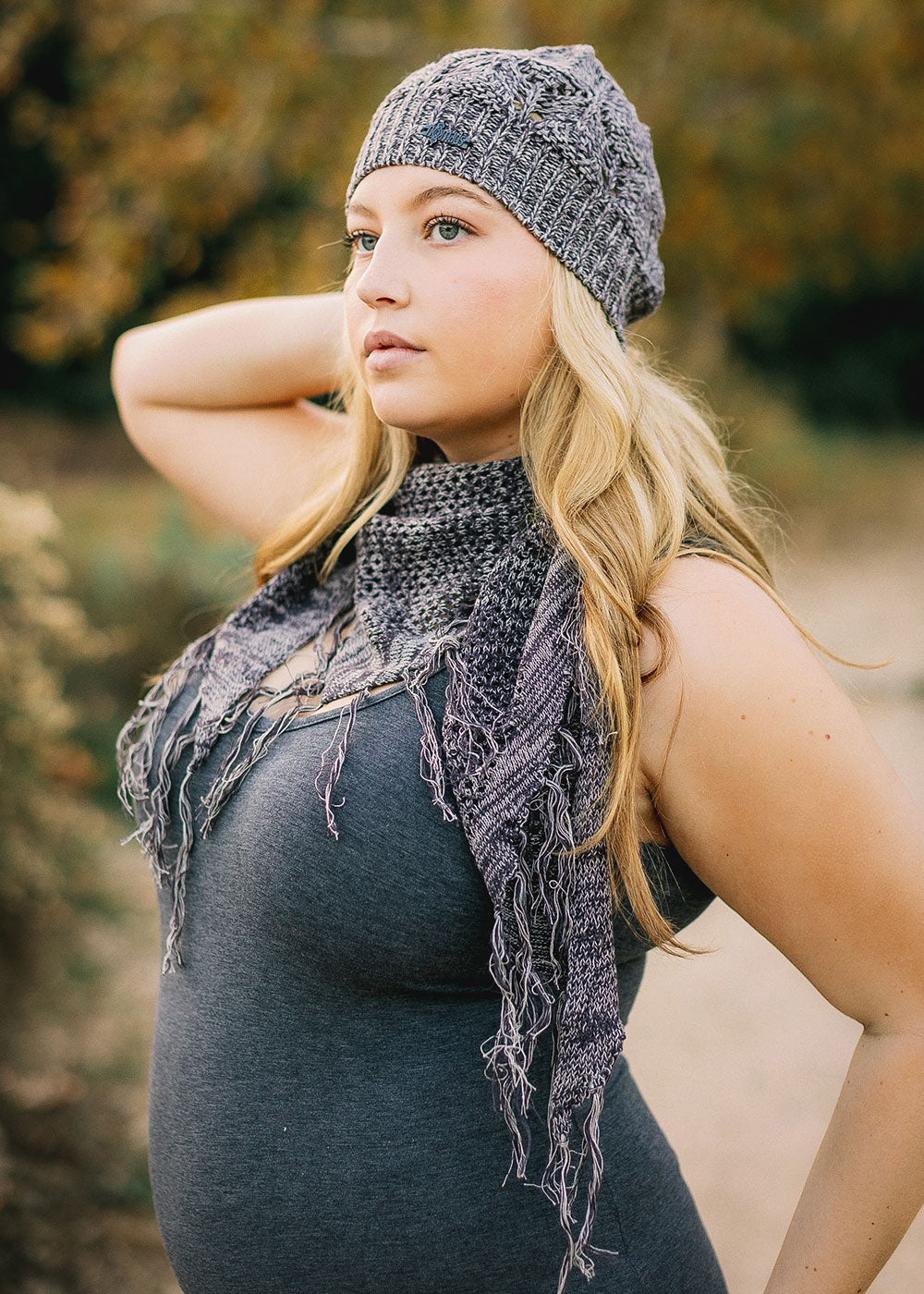 Alaska Beanie in Hemp & Cotton Knit