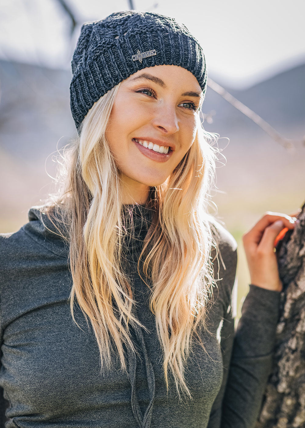 Alaska Beanie in Hemp & Cotton Knit