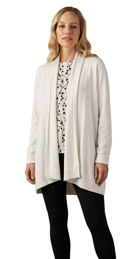 Nouveau cardigan drapé en bambou 