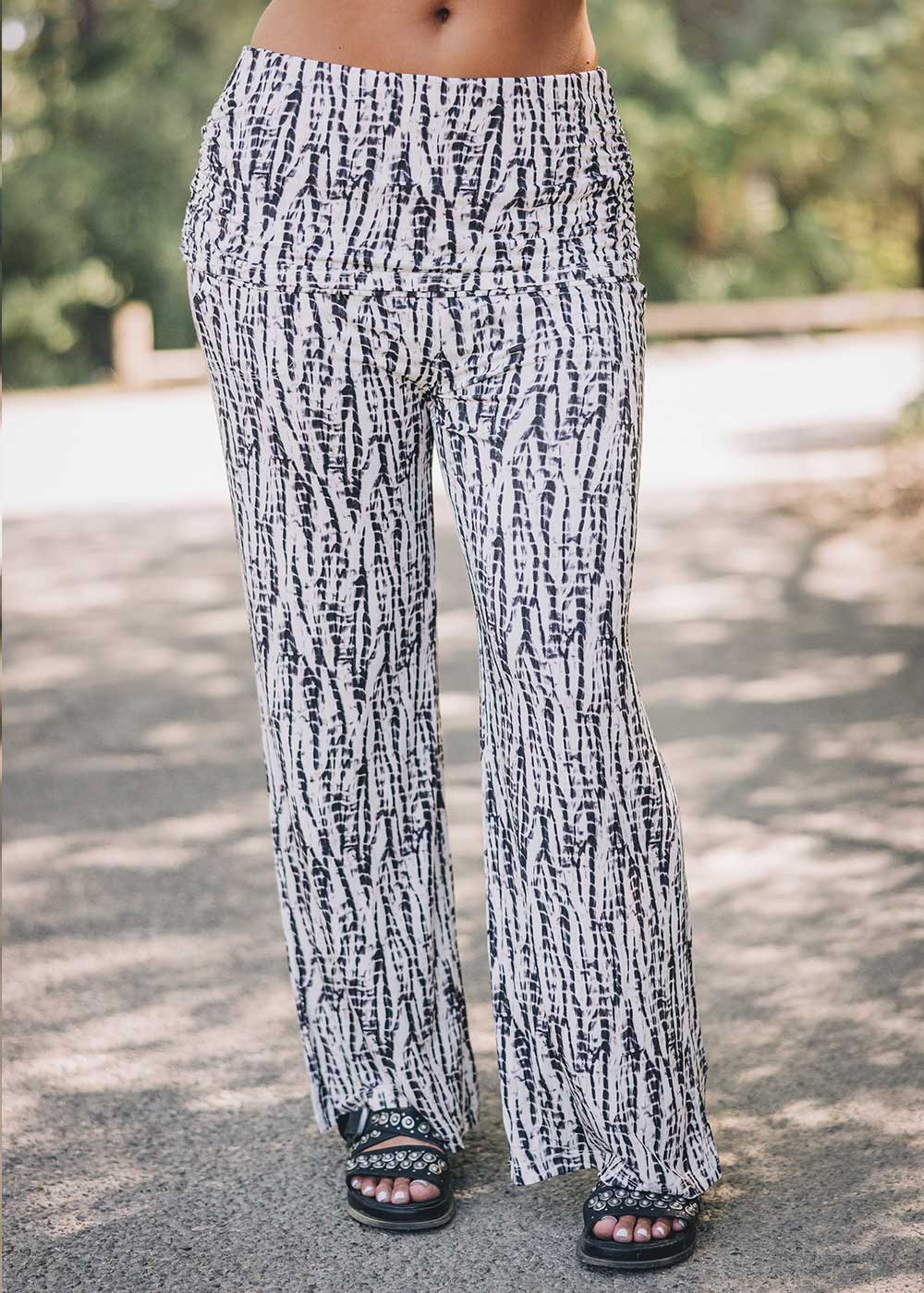 BELLADONNA Pants in Hemp Lyocell (Shibori)