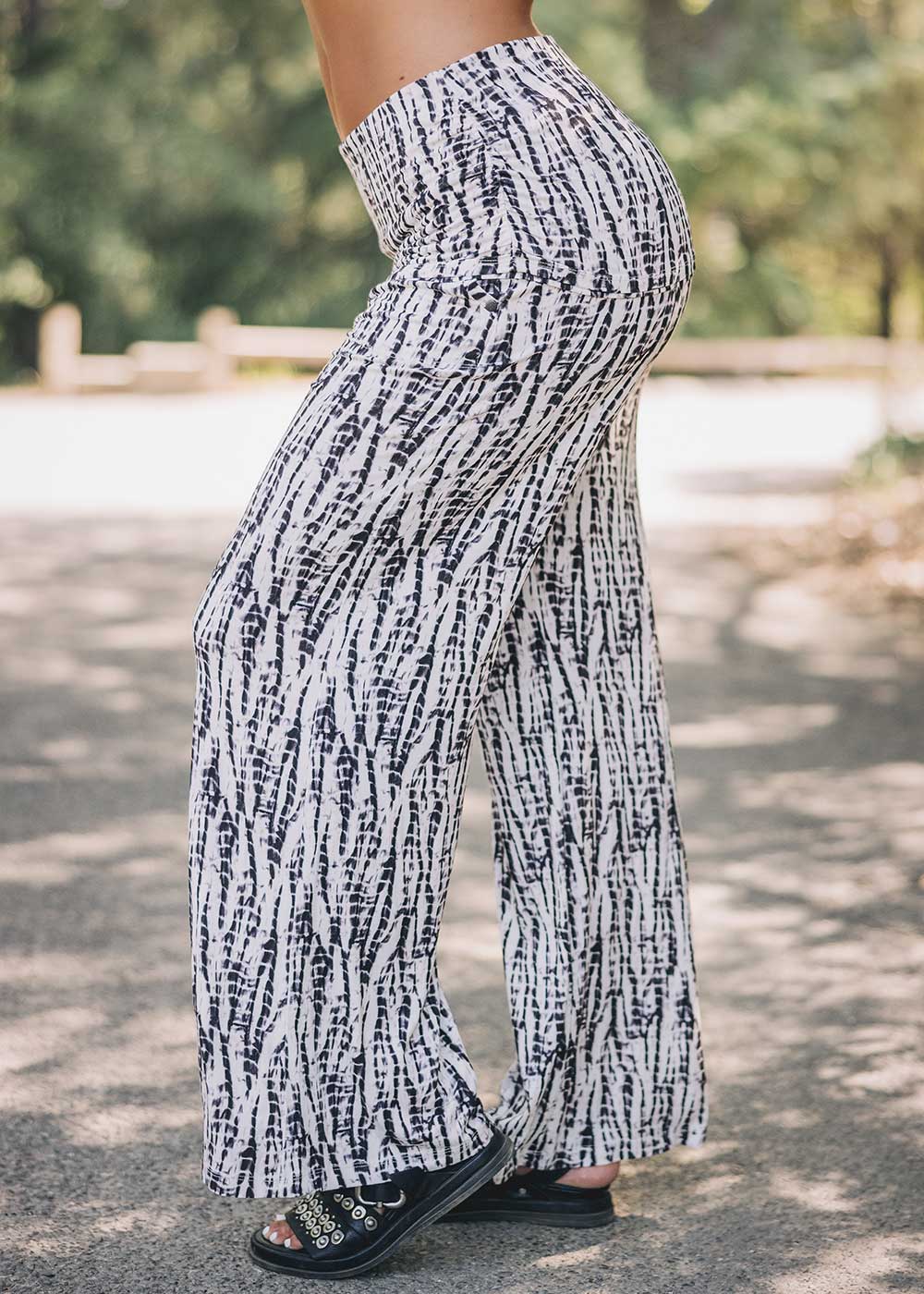 BELLADONNA Pants in Hemp Lyocell (Shibori)