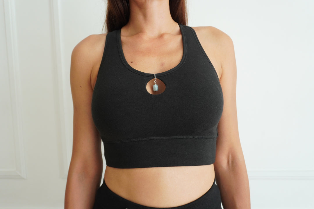 Soutien-gorge de sport NEW DREAM - Coton biologique et pierres naturelles