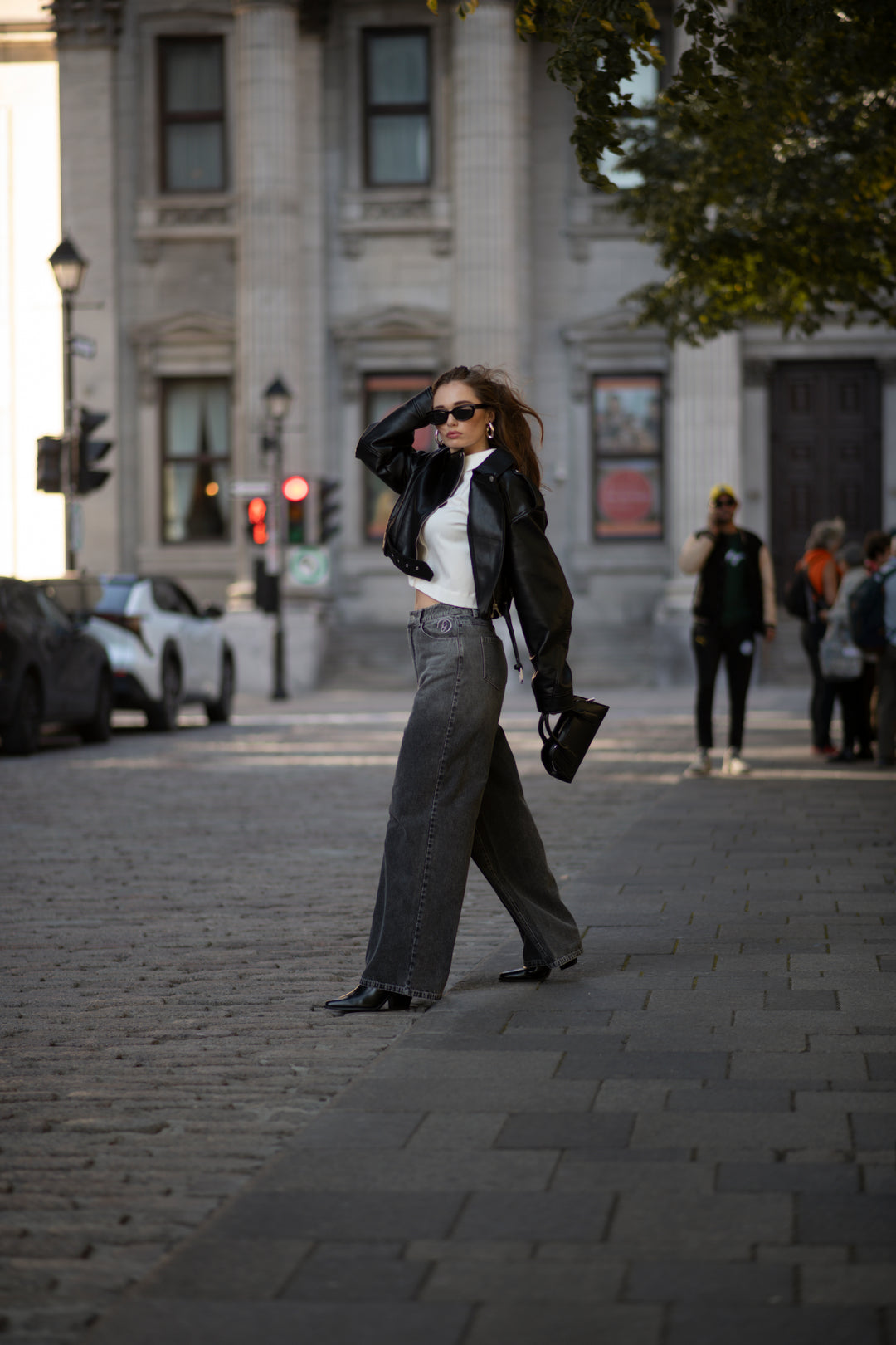 Satin long sleeve shirt