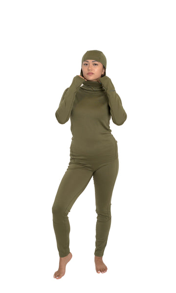 Women's Merino Wool Balaclava Hoodie — Midweight