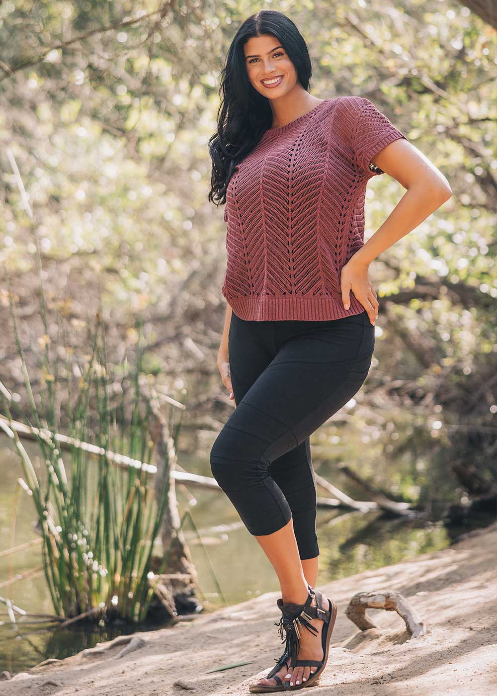 Cumbia Tee in Hemp & Cotton