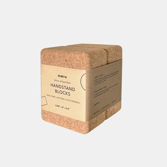 Mandala Handstand &amp; Hand Balancing Cork Blocks | 100% Natural