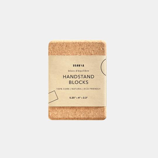 Mandala Handstand &amp; Hand Balancing Cork Blocks | 100% Natural