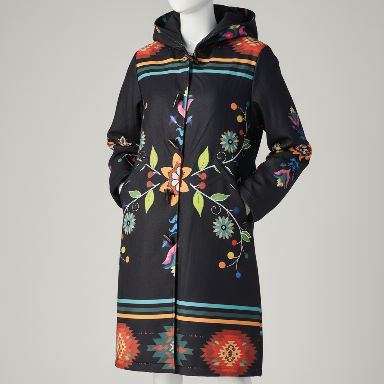 Sacred Bloom Long Coat