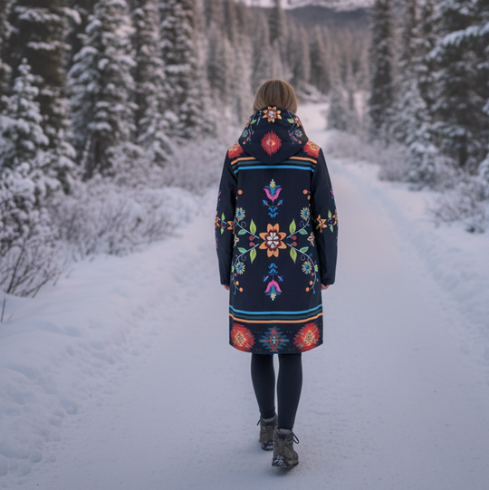 Sacred Bloom Long Coat