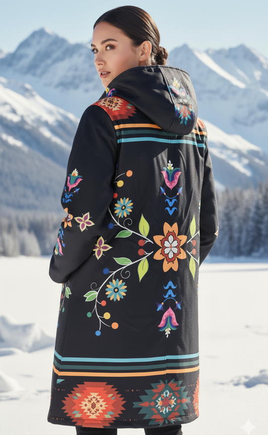 Sacred Bloom Long Coat