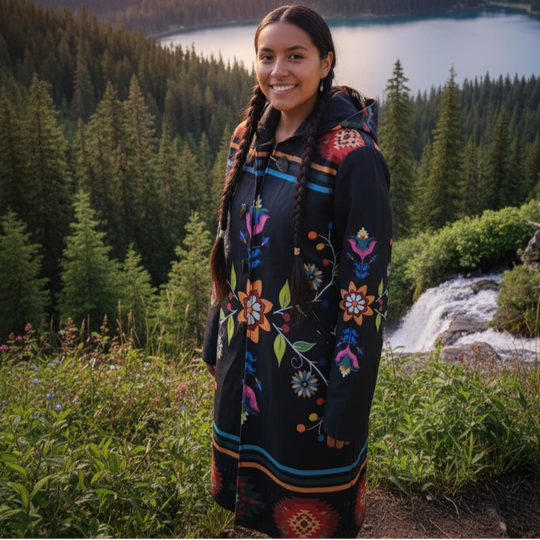 Sacred Bloom Long Coat
