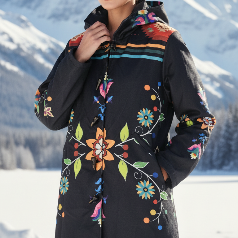 Sacred Bloom Long Coat