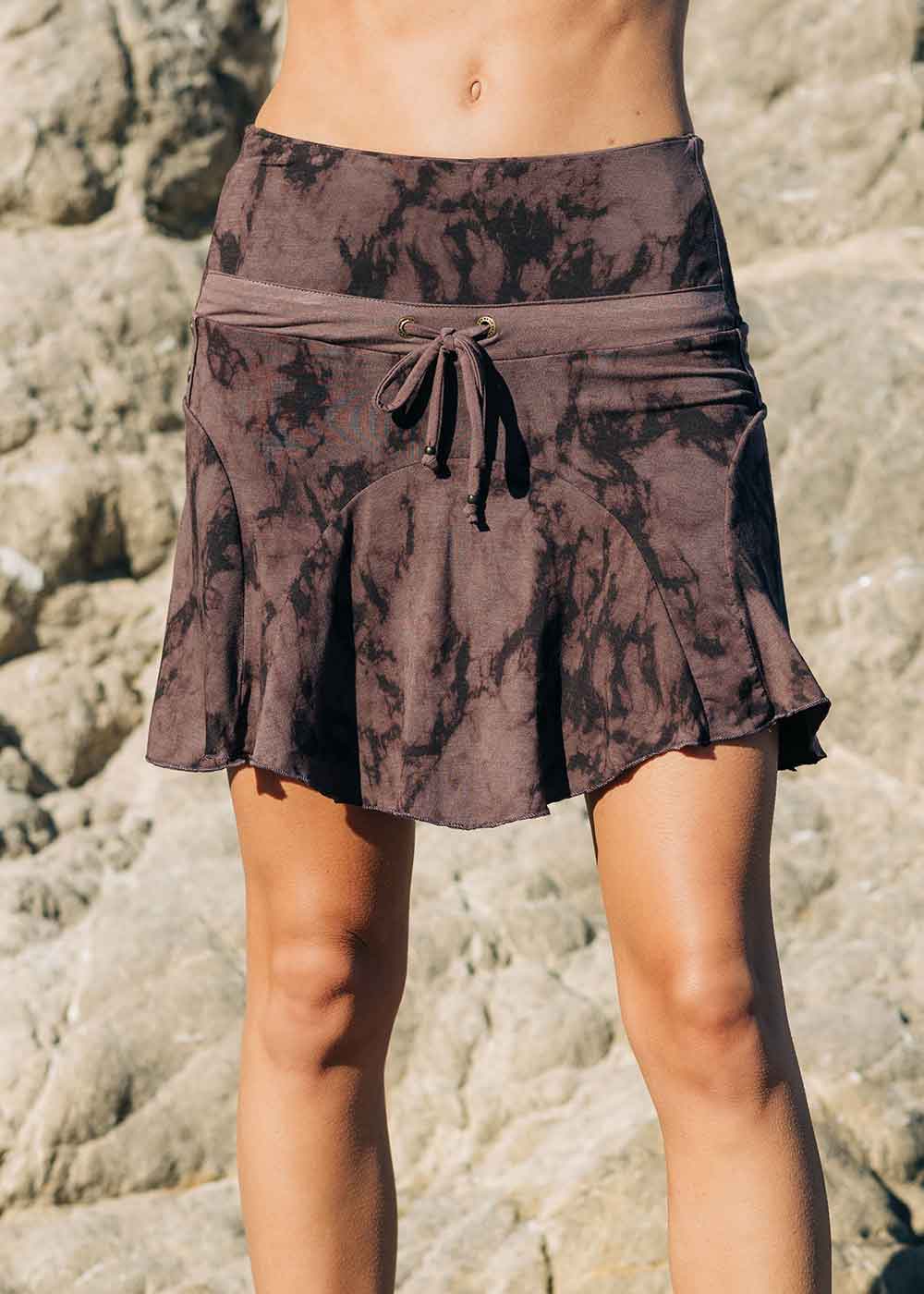 Gitana Skirt in Tie-dye Hemp Lyocell