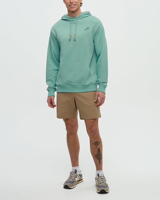 Haiti Palm Logo Relaxed Hoodie