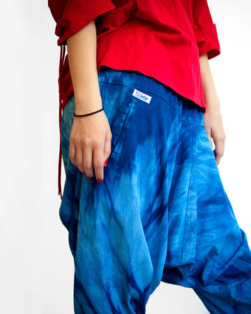 Arashi Shibori Harem Pants