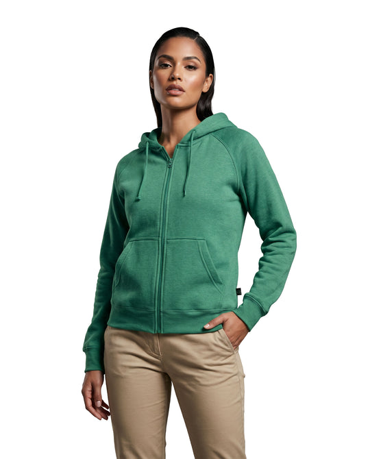 Sweat à capuche zippé en chanvre