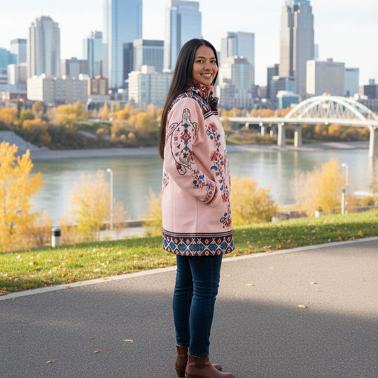 Blush Turtle 3/4-Length Coat